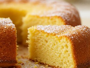 bolo de fubá cremoso