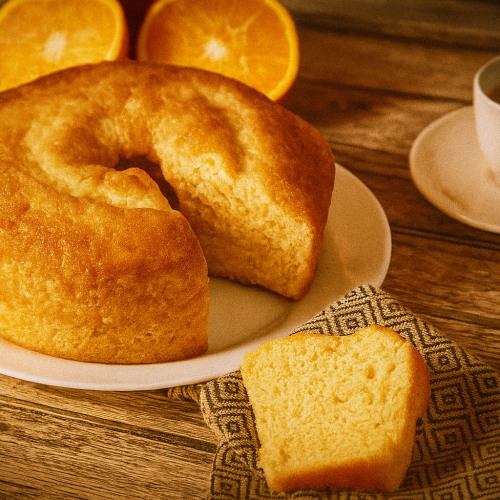 Bolo de laranja de liquidificador