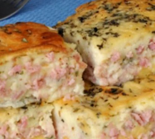 Torta de Presunto e Queijo Leve e Econômica